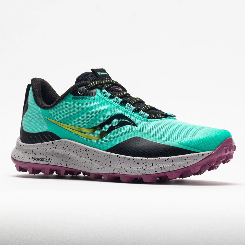 Saucony Peregrine 12 Women's Cool Mint/Acid 7 Saucony Peregrine 12 Women's Cool Mint/Acid - Image 5