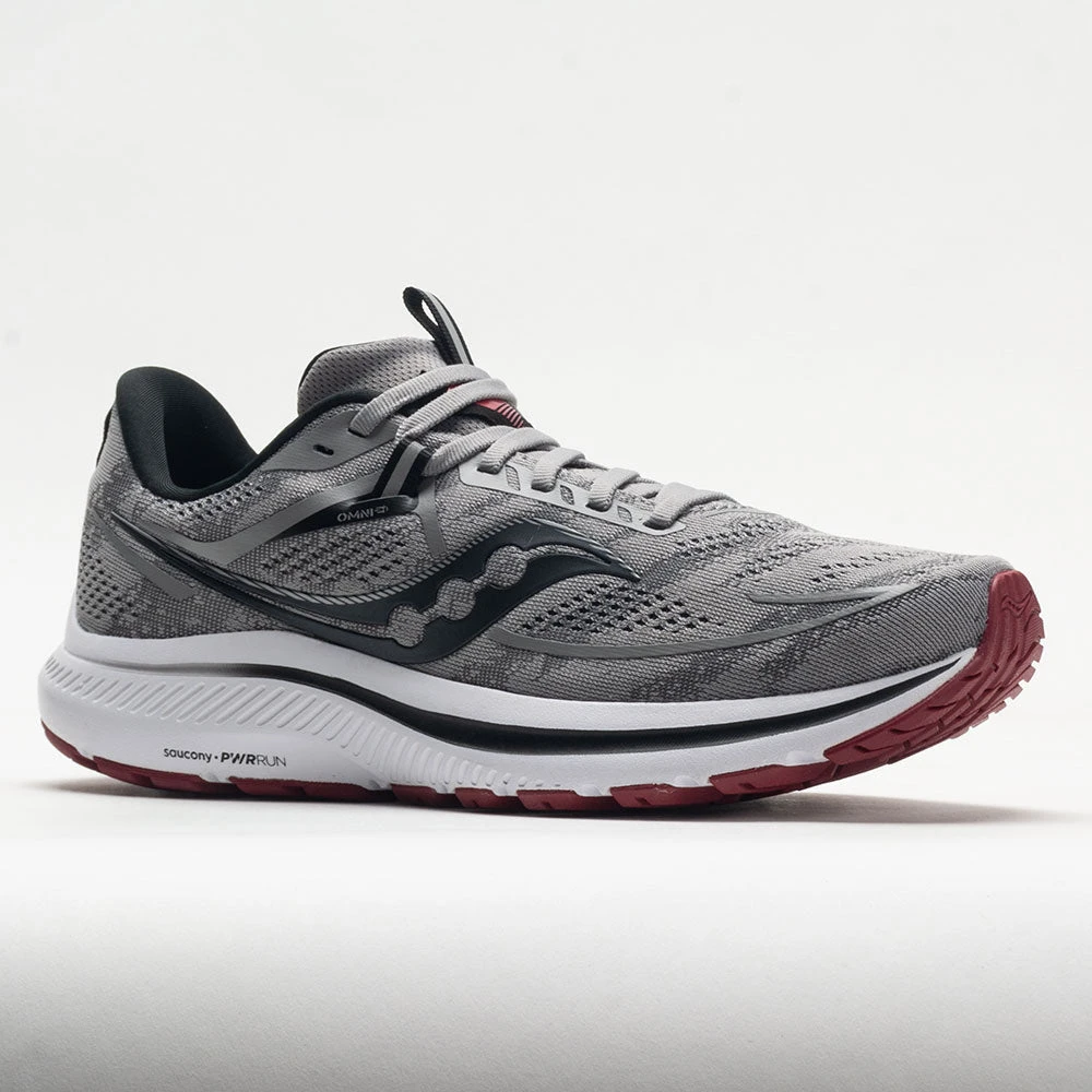 Saucony Omni 21 Men's Alloy/Garnet 7 Saucony Omni 21 Men's Alloy/Garnet - Image 5