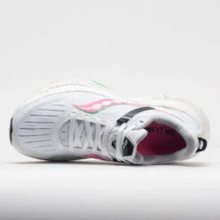 Saucony Tempus Women's White/VIZI Pink -Saucony Shoes Shop 049342 2