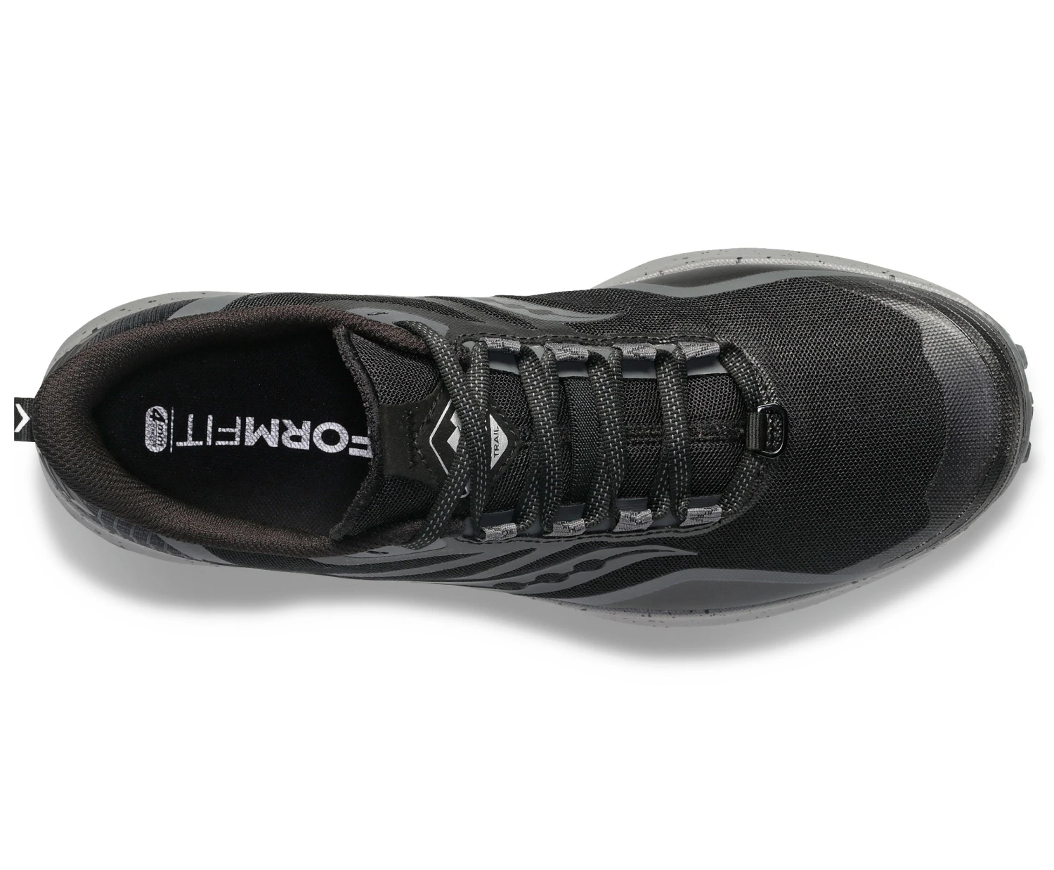 Saucony Women's Peregrine 12 (05 - Black/Charcoal) 5 Saucony Women's Peregrine 12 (05 - Black/Charcoal) - Image 3