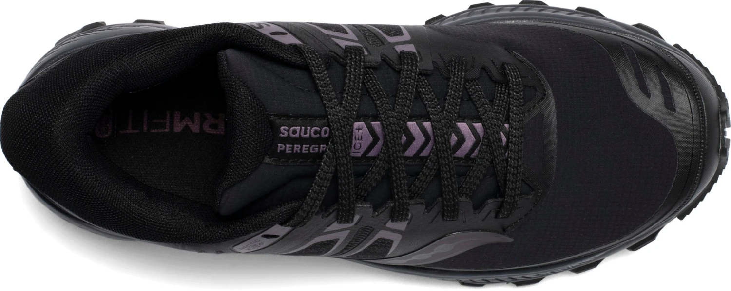 Saucony Women's Peregrine ICE+ (2 - Black/Lavender) 6 Saucony Women's Peregrine ICE+ (2 - Black/Lavender) - Image 4