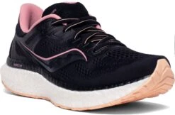 Saucony Women's Hurricane 23 (45 - Black/Rosewater) -Saucony Shoes Shop S10615 45 5