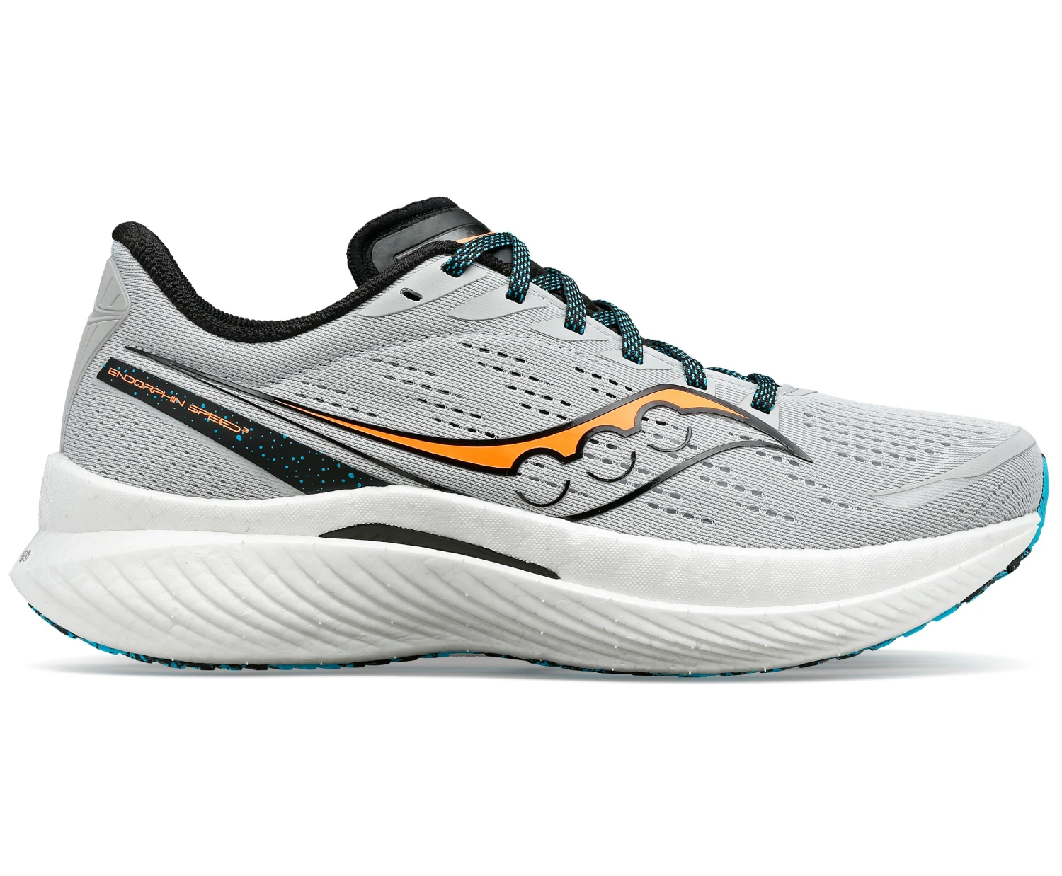 Saucony Men's Endorphin Speed 3 (27 - Concrete/VIZI) 3 Saucony Men's Endorphin Speed 3 (27 - Concrete/VIZI)