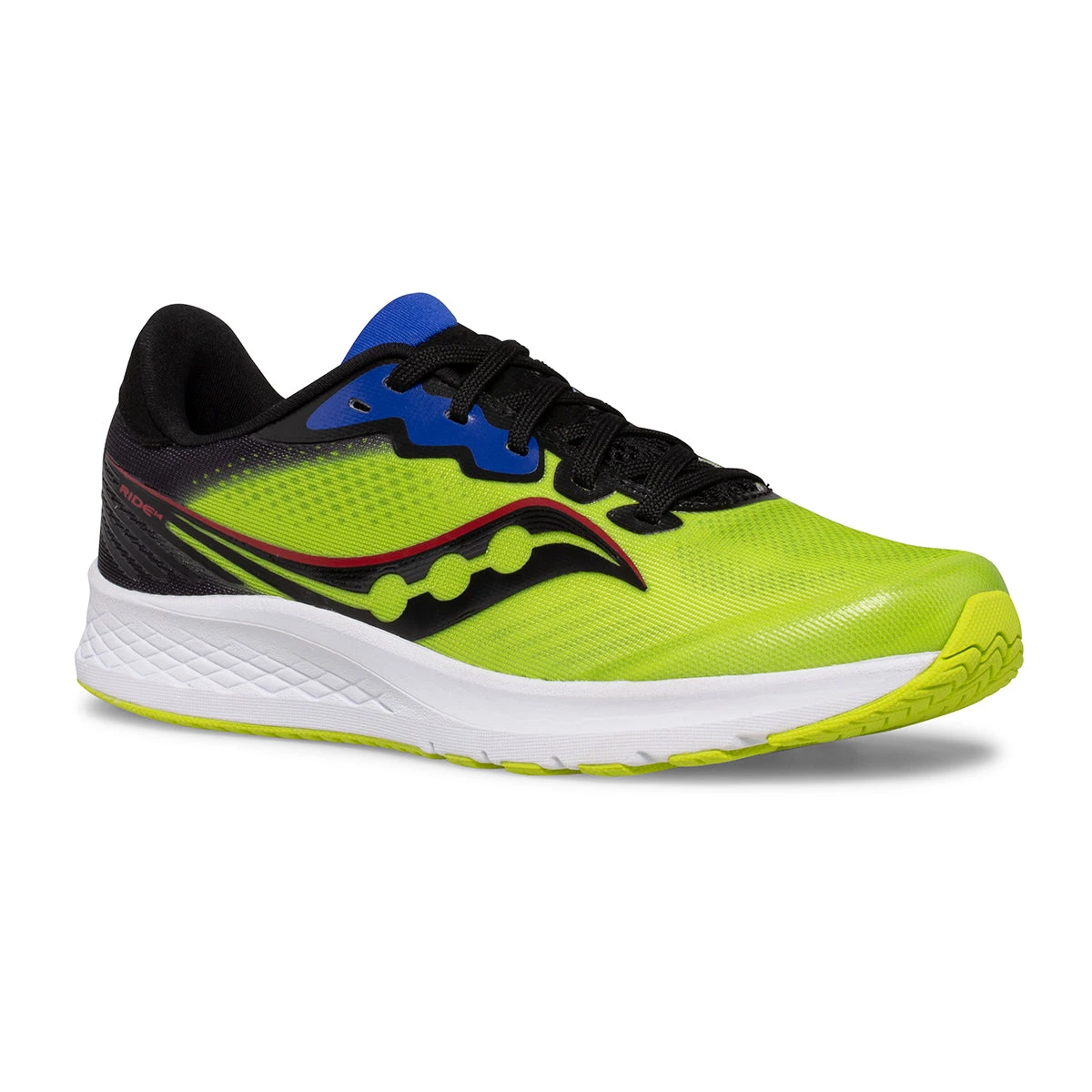 Saucony Kid's Ride 14 (Acid/Lime) 4 Saucony Kid's Ride 14 (Acid/Lime) - Image 2